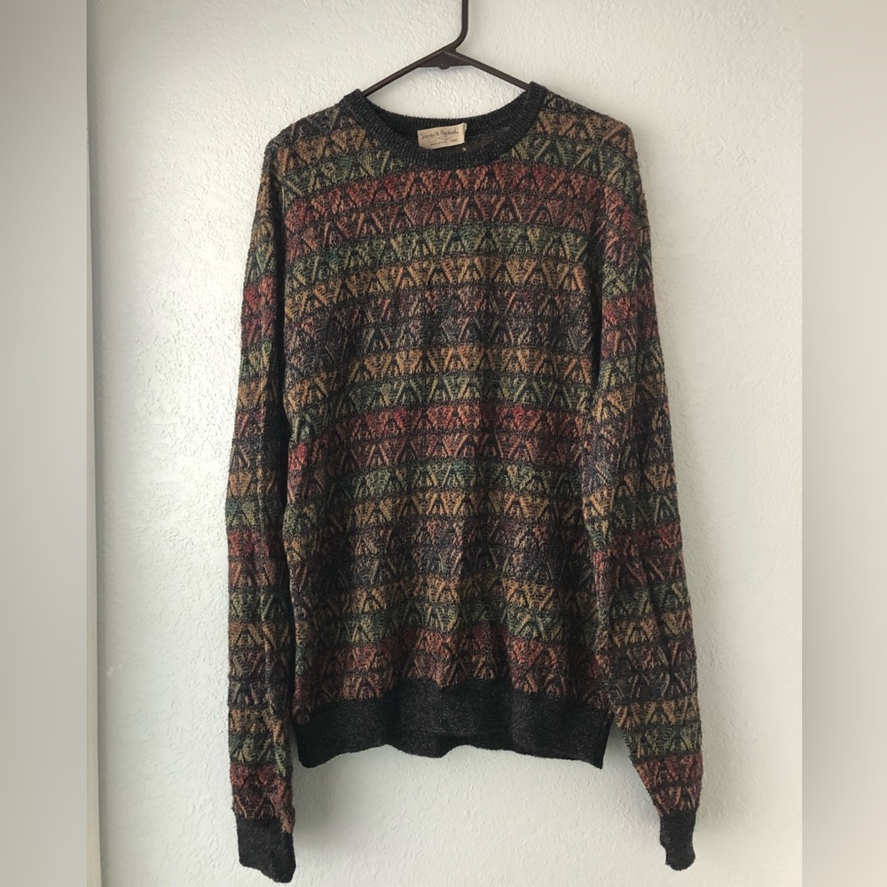 Vintage Tricots St Raphael Oversized 80s sweater. Made in USA. XXL
